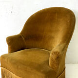 Toad armchair ochre