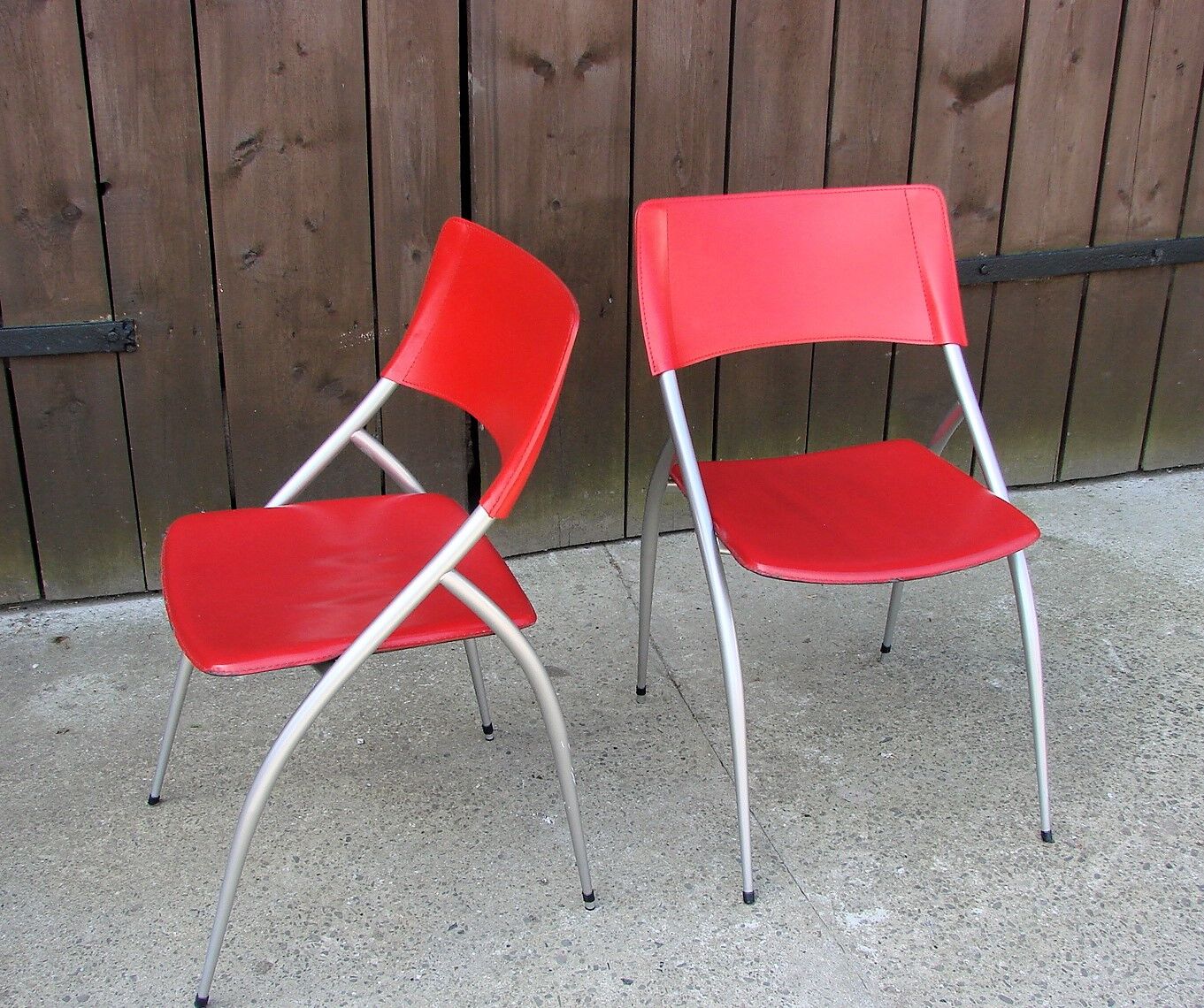 Pair of Italian Calligaris chairs, 1990s