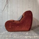 Velvet armchair