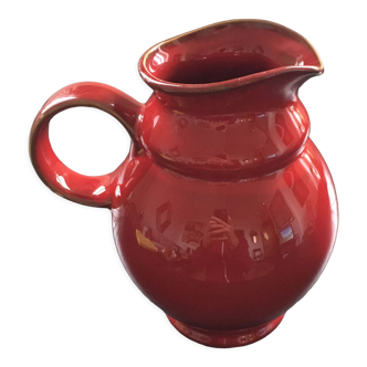 Dark red pitcher