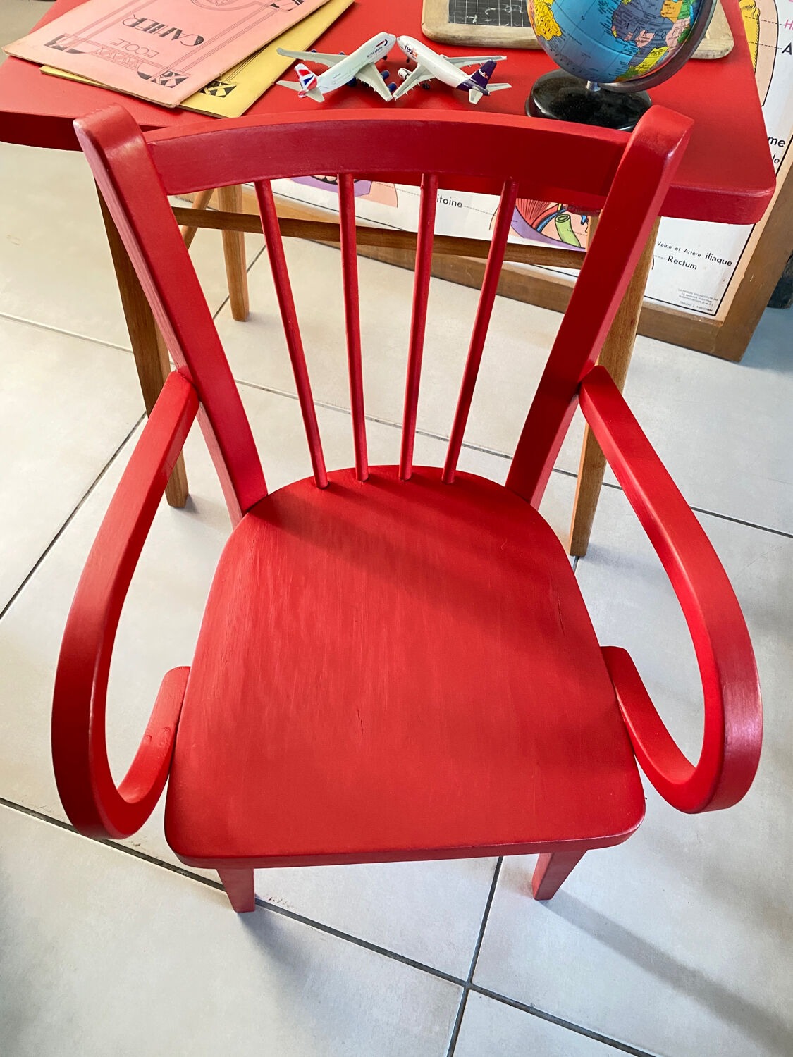 Baumann desk and children's chair set