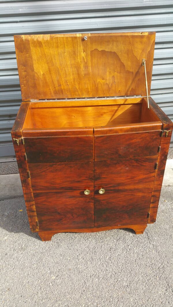 Meuble range vinyle art  déco