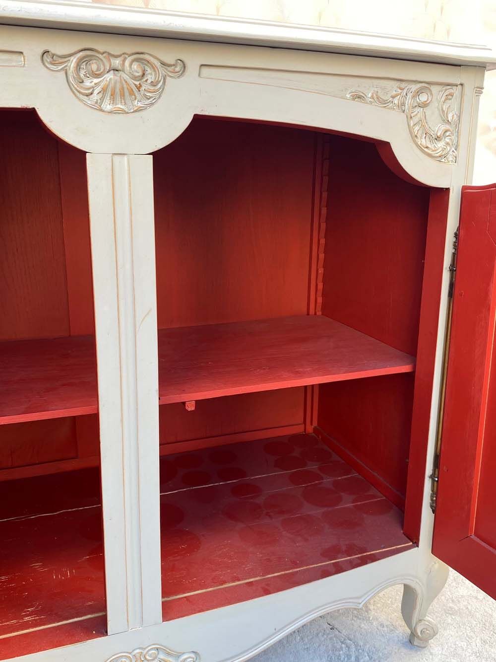 Painted wooden sideboard