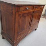 Chest 3 drawers, 2 doors in solid oak