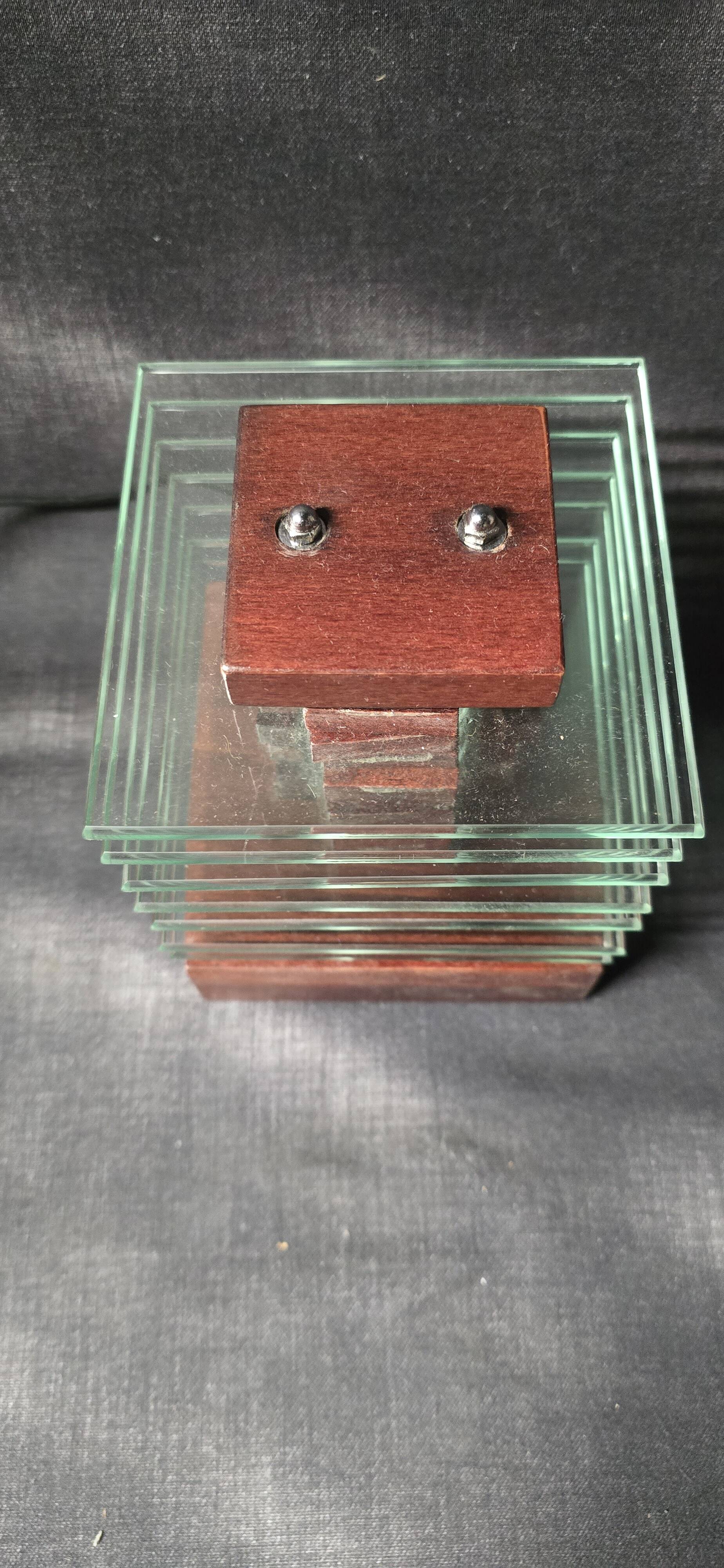 Table lamp, reissue of a model attributed to Desny Demeter.