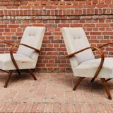 Pair of armchairs Designer Jaroslav Smidek type 6952