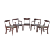 1950s Ole Wanscher chairs in Mahogany Denmark