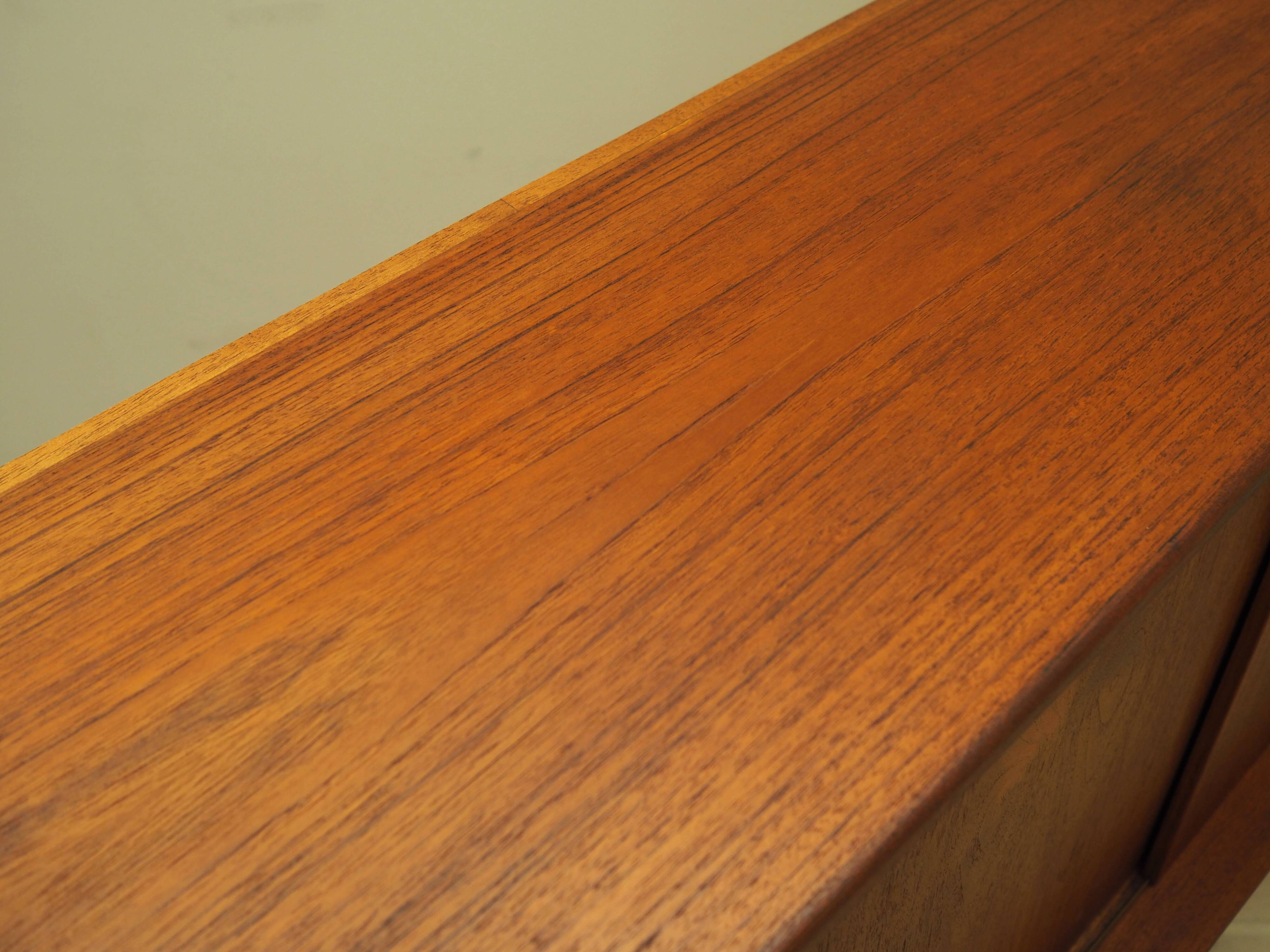 Teak highboard, Danish design, 1960s, production: Denmark