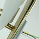 1950s sconce metal mesh and brass with white acrylic shades