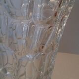 Vintage glass vase 70s