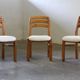 Vintage Danish pine dining chairs att. to Dyrlund, 1970s-1980s, set of 6