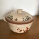 Saint Amand earthenware table bin