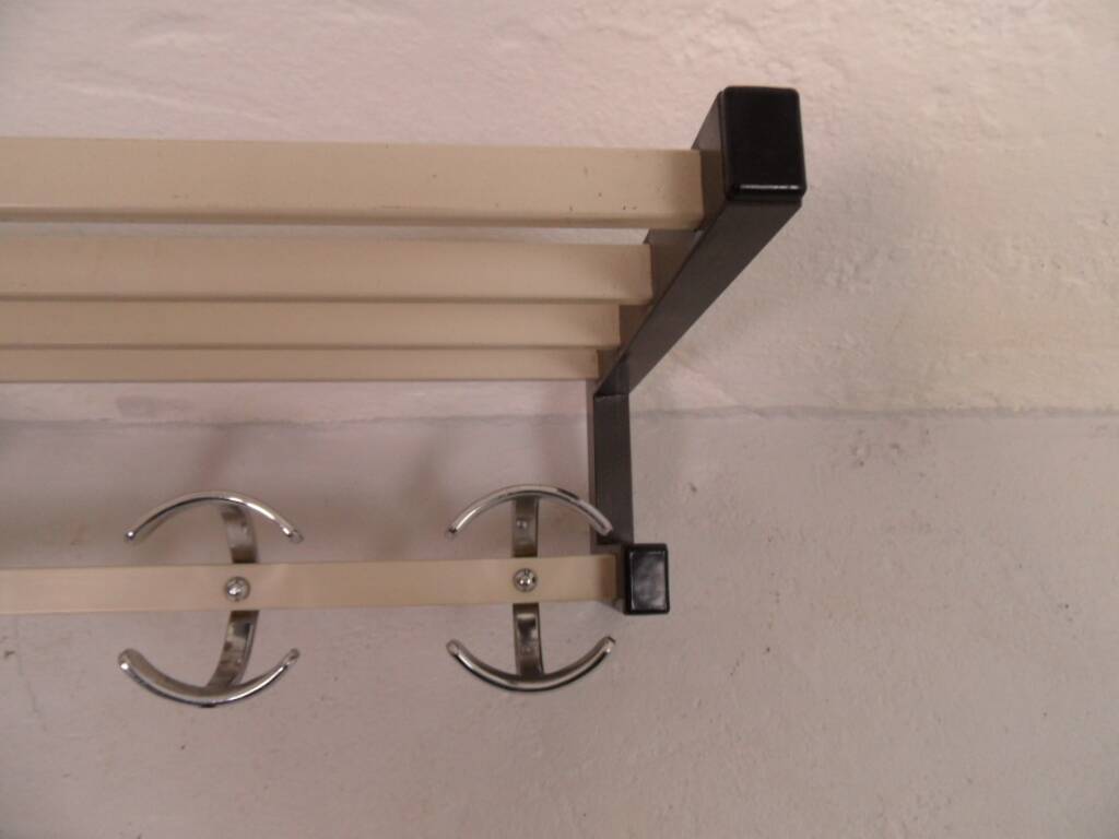 Vintage metal coat rack 1960's