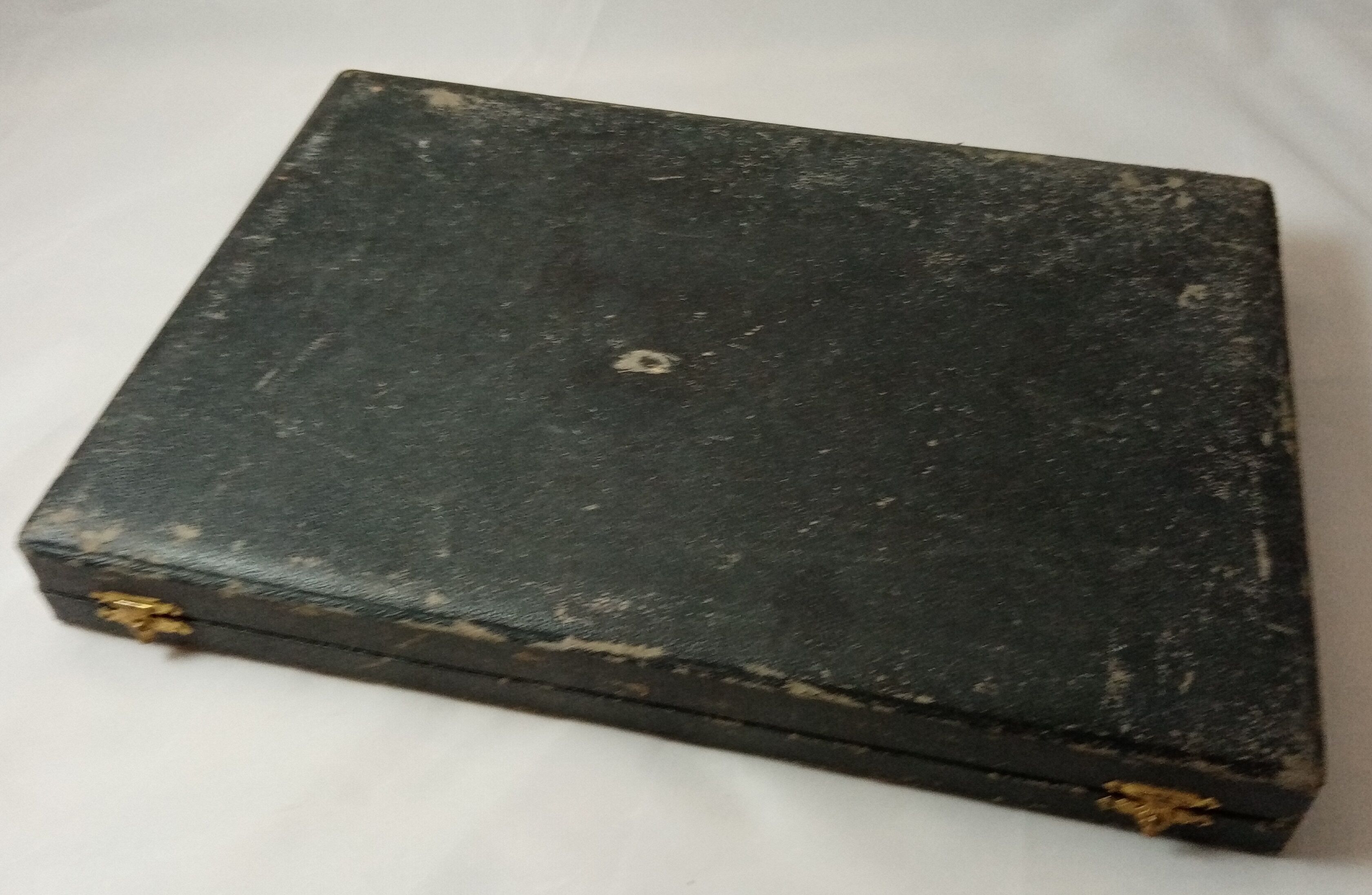 Suite 12 dessert forks silver metal era art deco