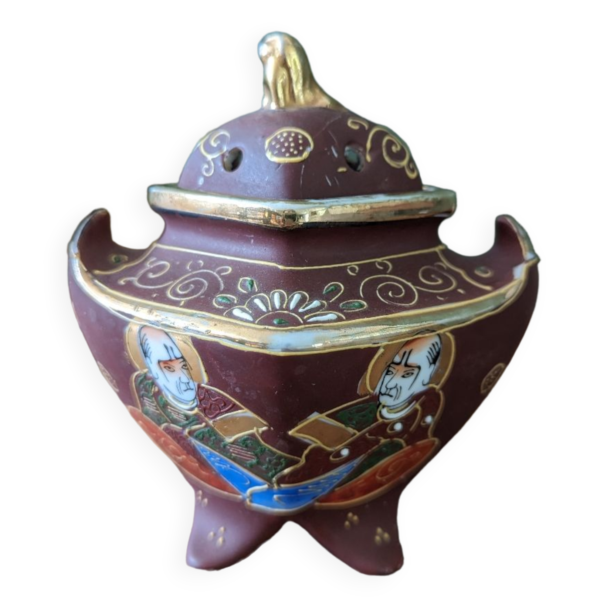 Vintage incense burner Satsuma