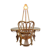 Rattan dressing table Audoux & Minnet