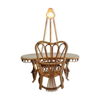 Rattan dressing table Audoux & Minnet