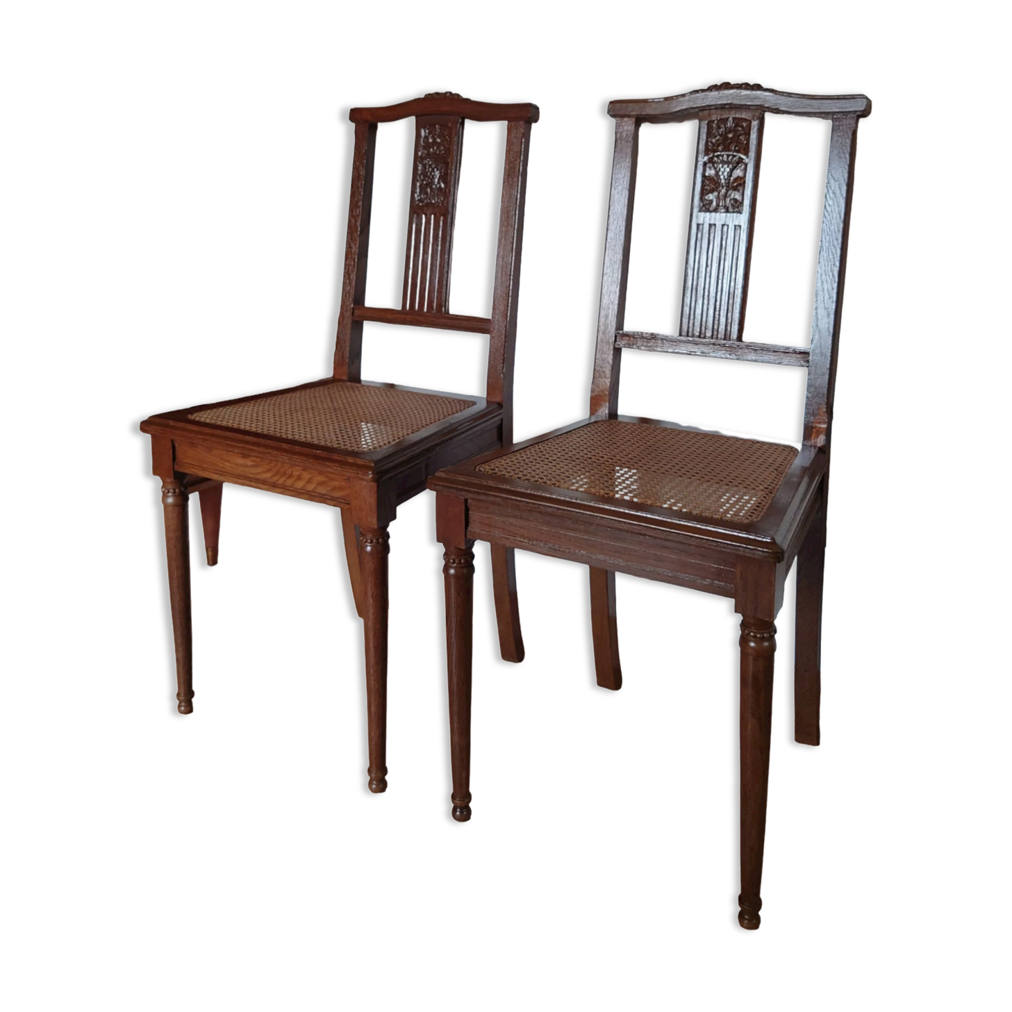 Pair of 1930s chairs, Louis XVI style
