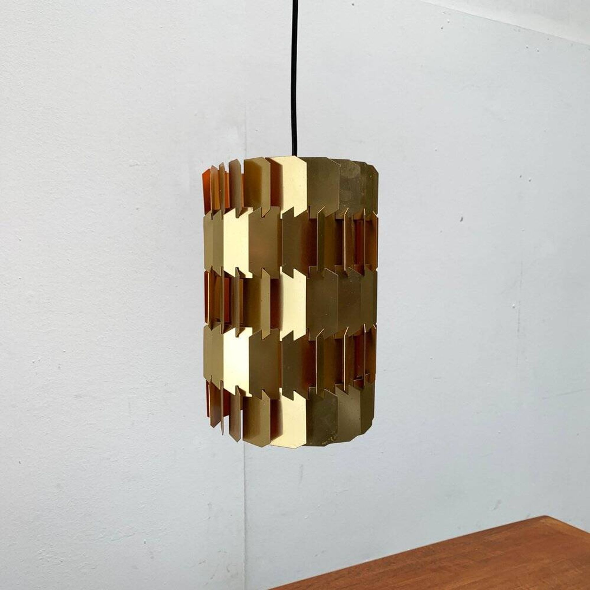 Danish Mid-Century Pop Facette Suspension by Louis Weisdorf for Lyfa, 1960s