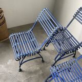 Series of 4 Arras chairs 1900
