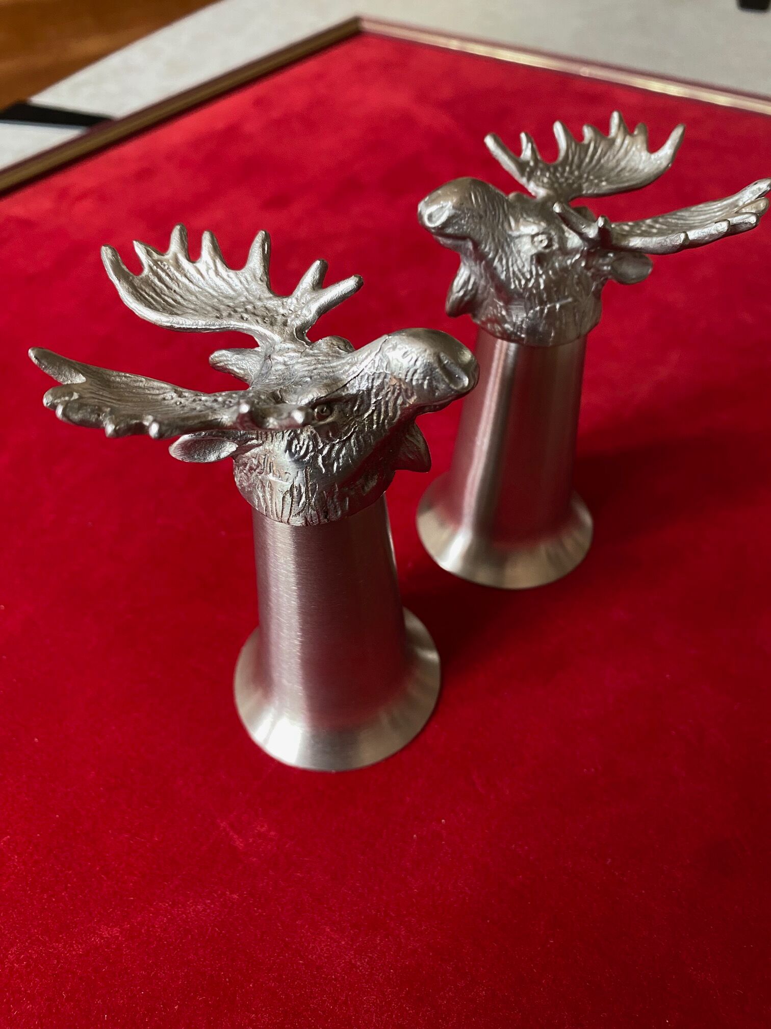 Finnish shot glass duo