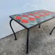 Ceramic coffee table with scales from the 1950s.