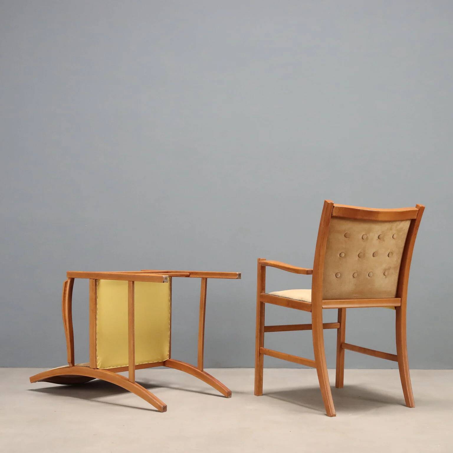 Chaises Reginella Frigerio, design vintage Luciano Frigerio, années 1970