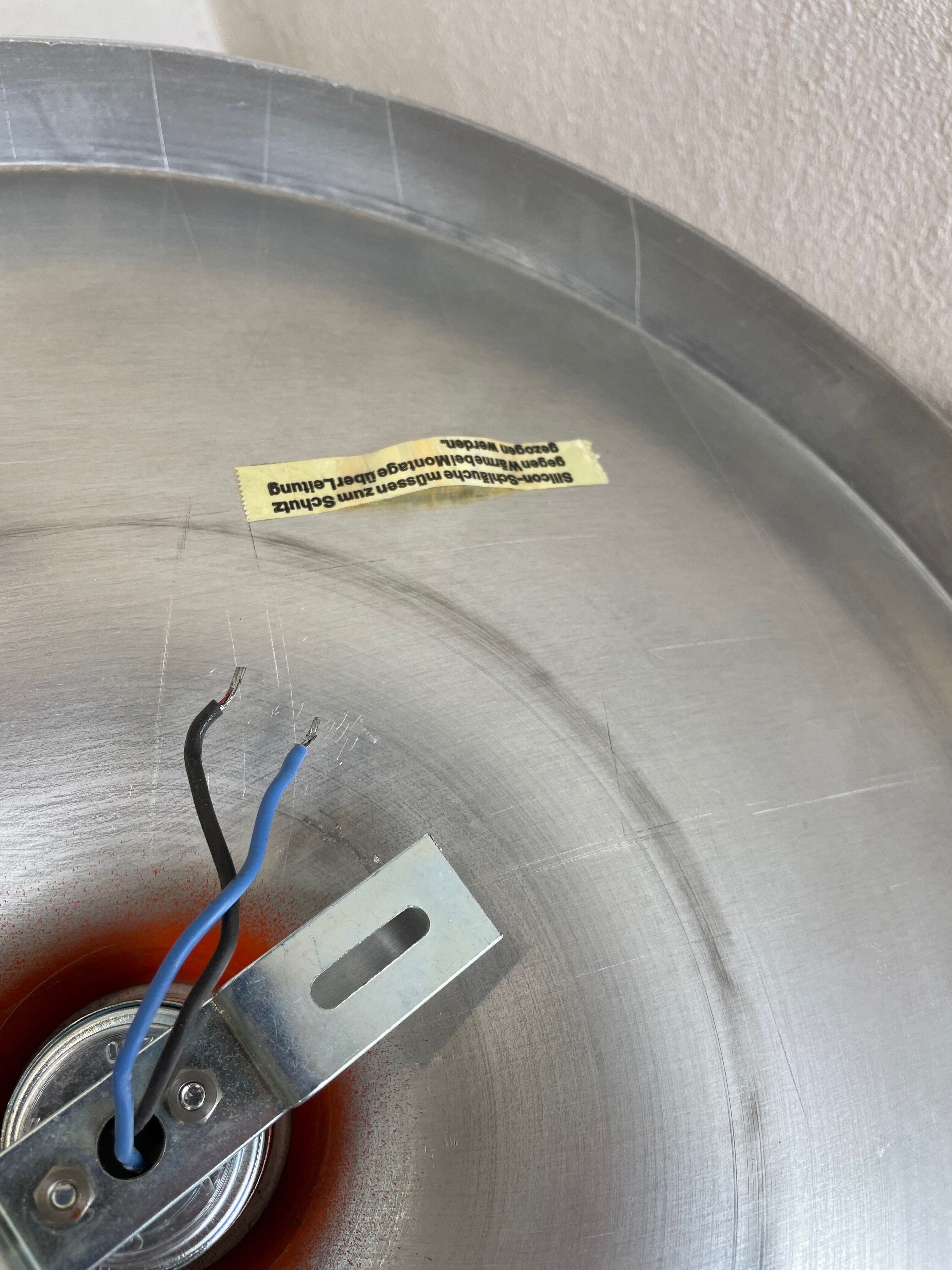 Set of two disc wall light, germany 70s