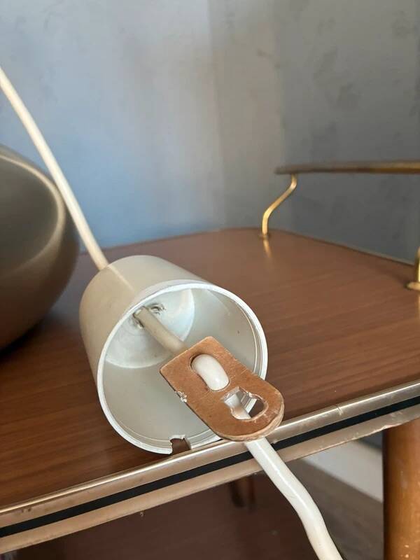 Vintage Fog & Mørup Pendant Lamp by Jo Hammerborg Denmark 1960s Aluminum