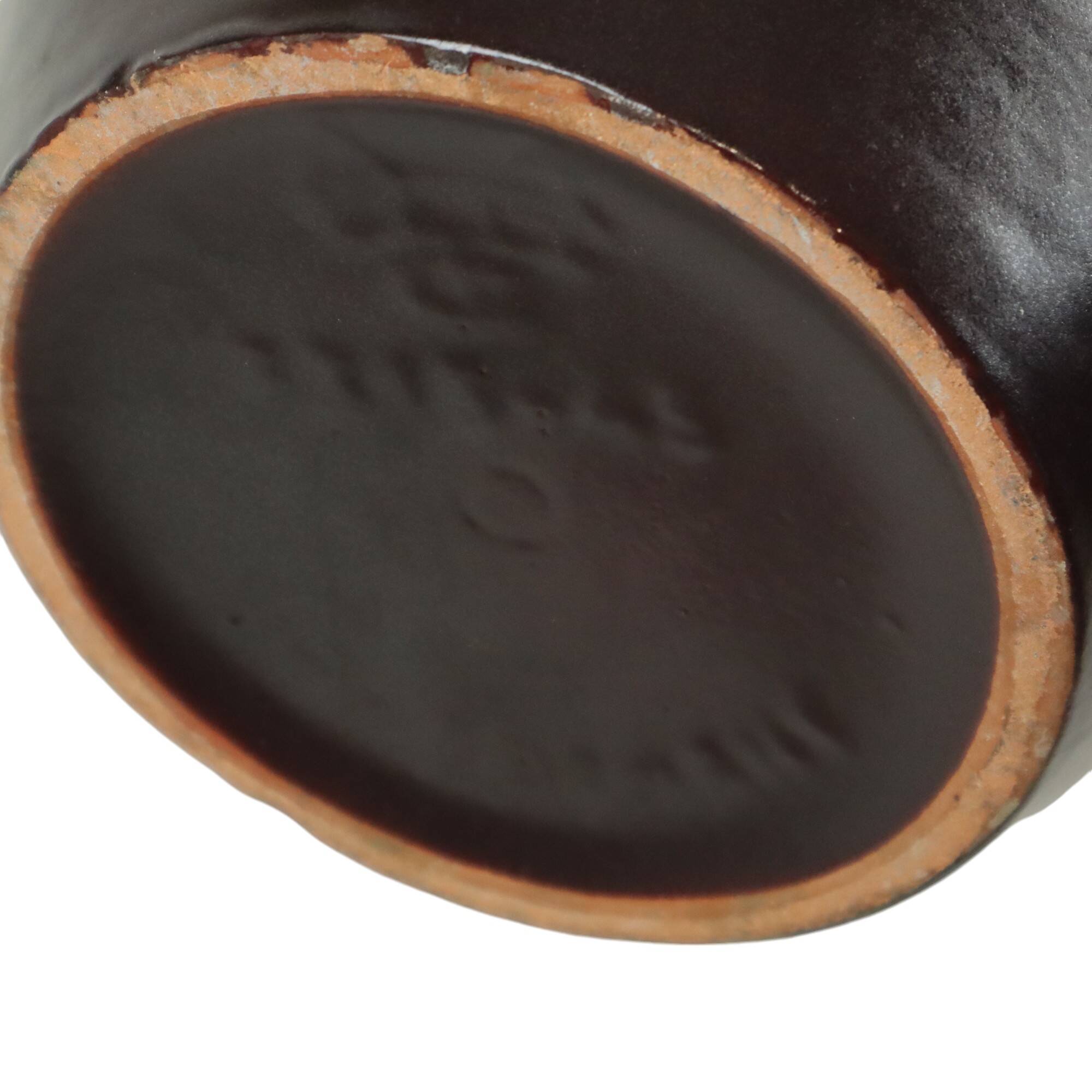 Large Orange Fat Lava Vase West Germany Carstens 7315-45