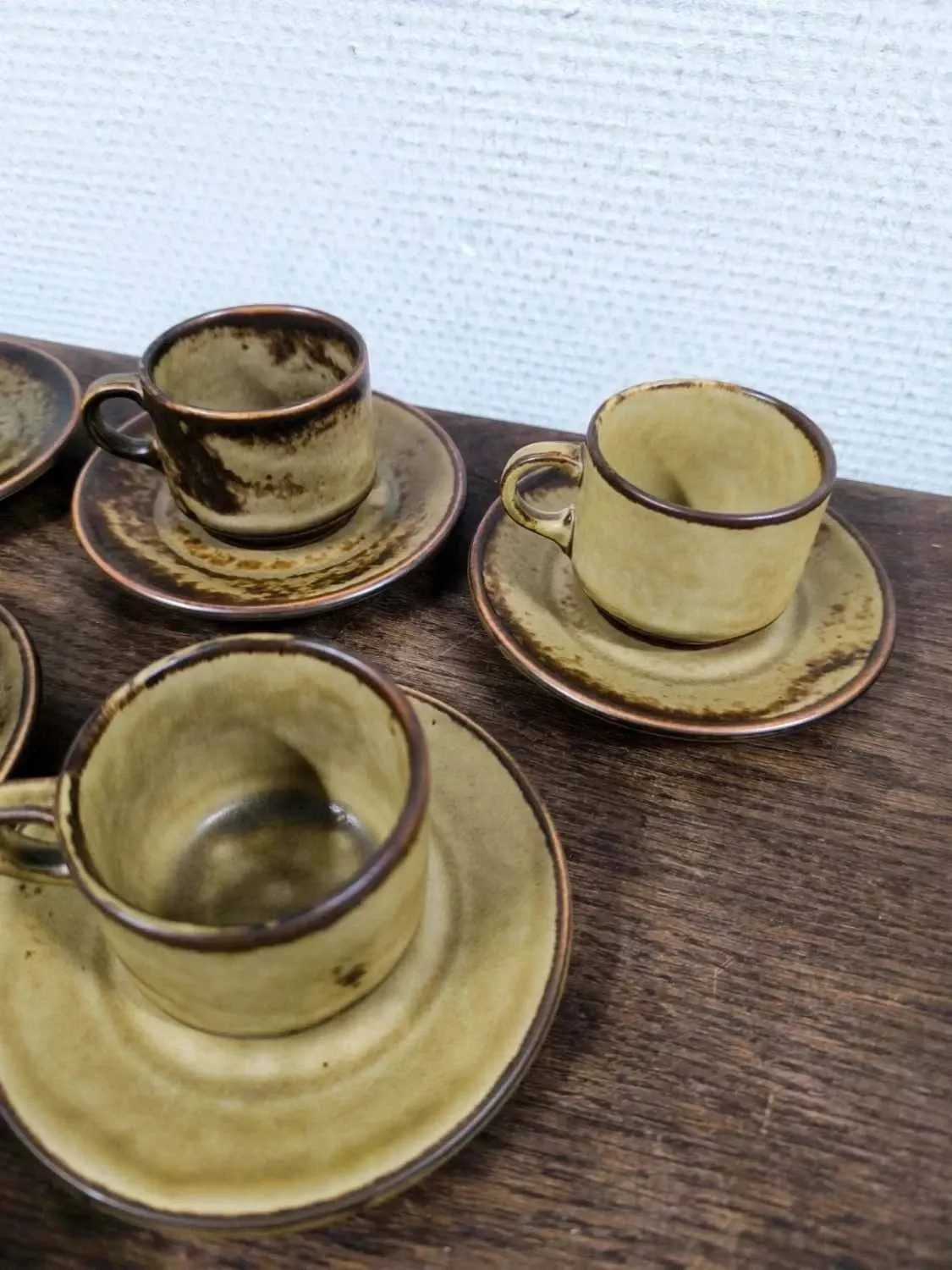 Set of 6 small cups + saucer Langenthal