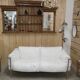 LC3 sofa by Le Corbusier, chrome and white leather