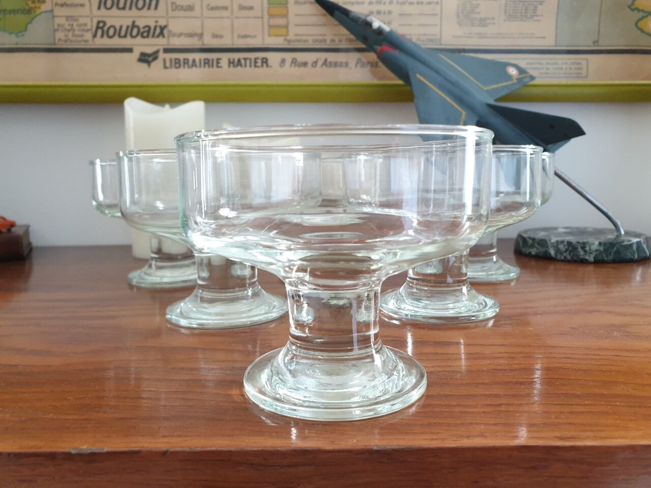Set of 6 vintage dessert cups