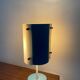 Vintage lamp 50s-60s metal sky blue and plexiglass