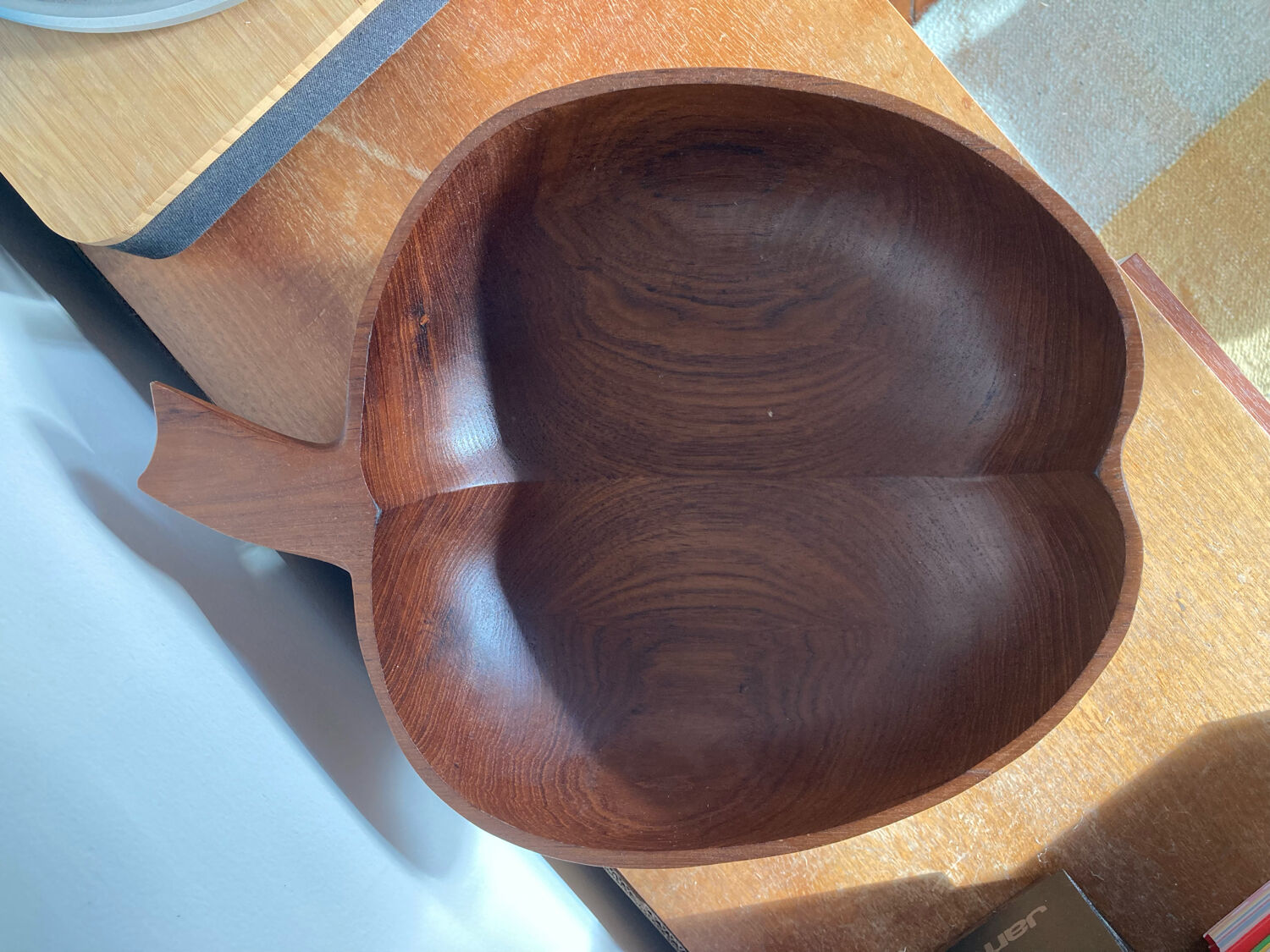 Teak salad bowl