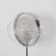 Lampadaire vintage italien "eye" en chrome, verre de Murano et marbre, 1970s