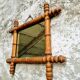 Antique mirror french wall mirror faux bamboo