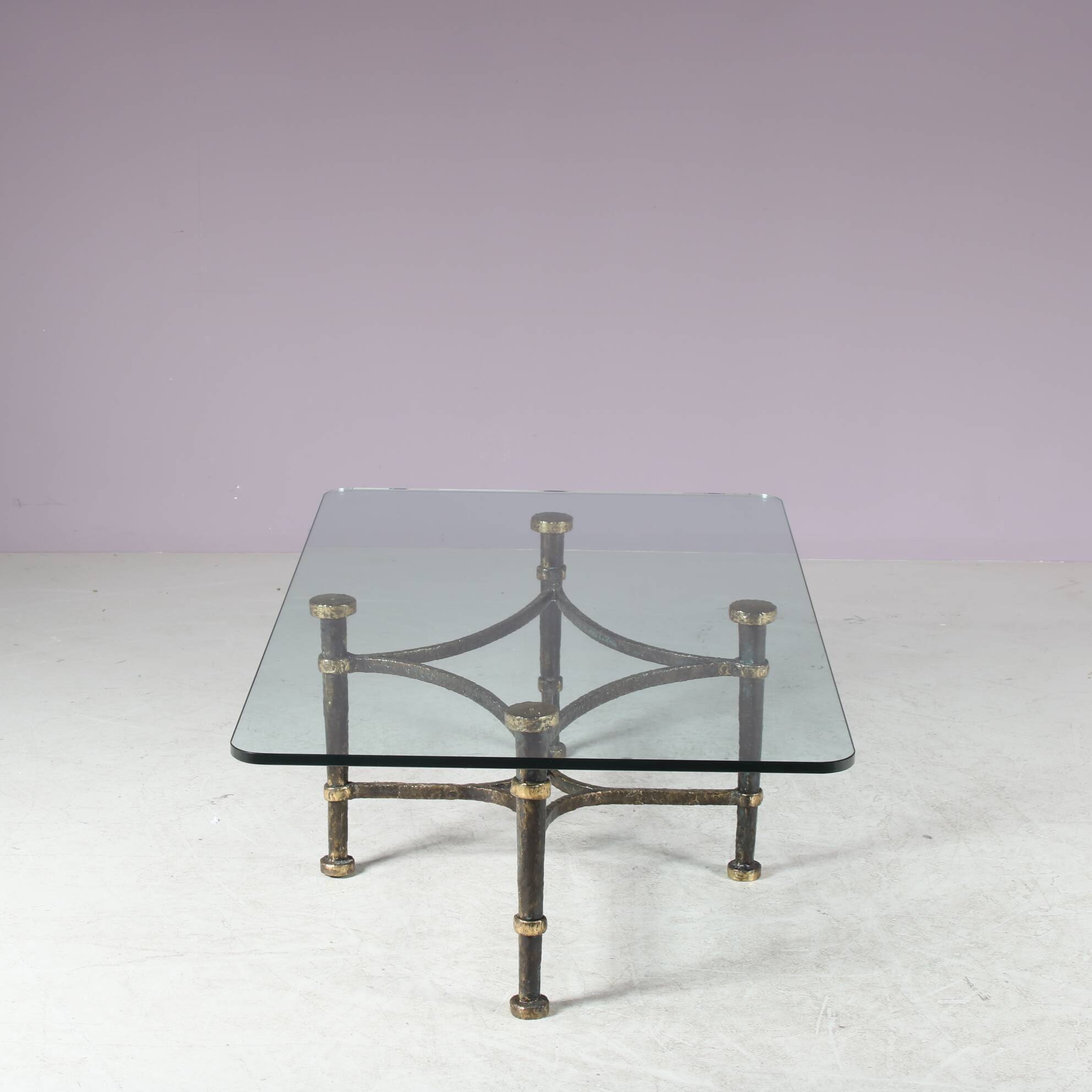 1990s Brutalist style coffee table from Italy