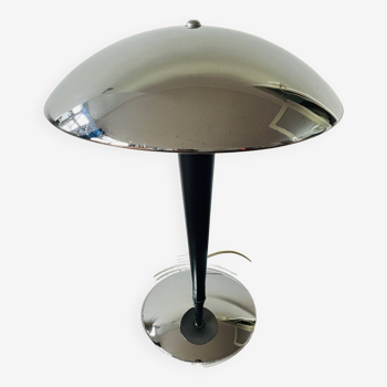 Lampe Dakapo unique. Lampe de table art déco chromée Ikea années 1980. Lampe champignon style Bauhaus