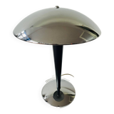 Unique Dakapo Lamp. Chrome art deco table lamp Ikea 1980s. Bauhaus style mushroom lamp