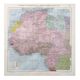 Old map of French West and Equatorial Africa from 1950, 43x43cm.