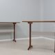 Mid century wood and formica desk 1950s, set of 2
