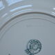Lot de 8 assiettes Saint Amand, collection Iberia