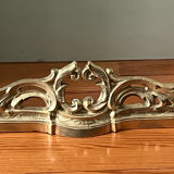 19th-century bronze fireplace garniture