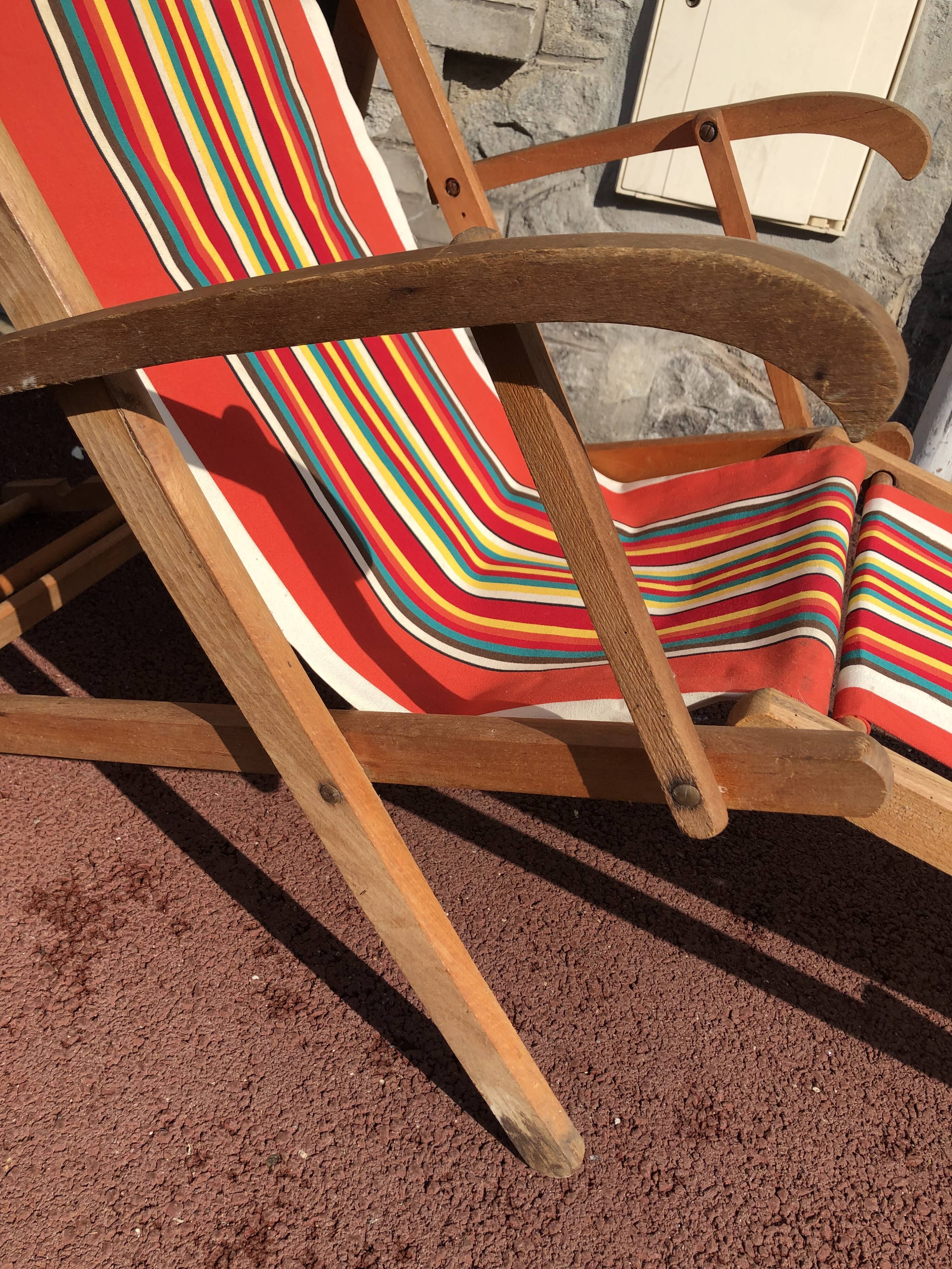 Chilean transat vintage stripes