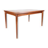 Dining table in teak with extension plates, of Danish design, 1960s