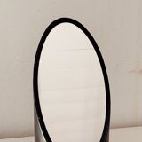 Lipstick leather table mirror