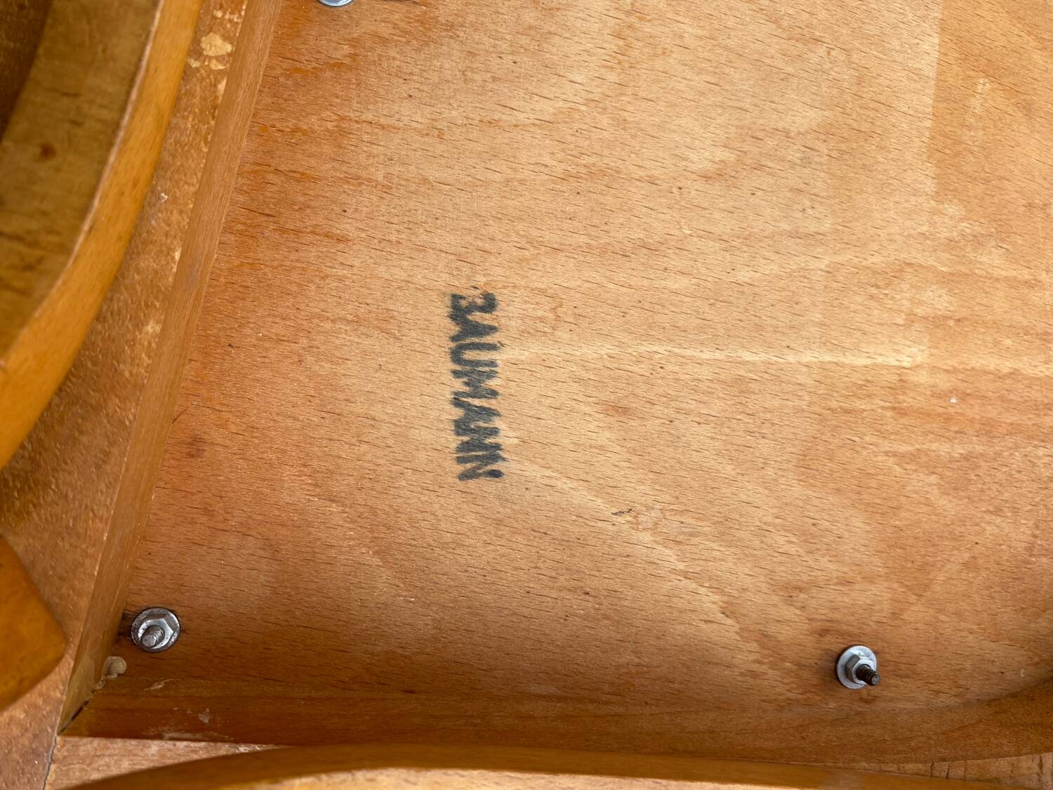 Set of 4 green Baumann 153 chairs