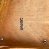 Set of 4 green Baumann 153 chairs