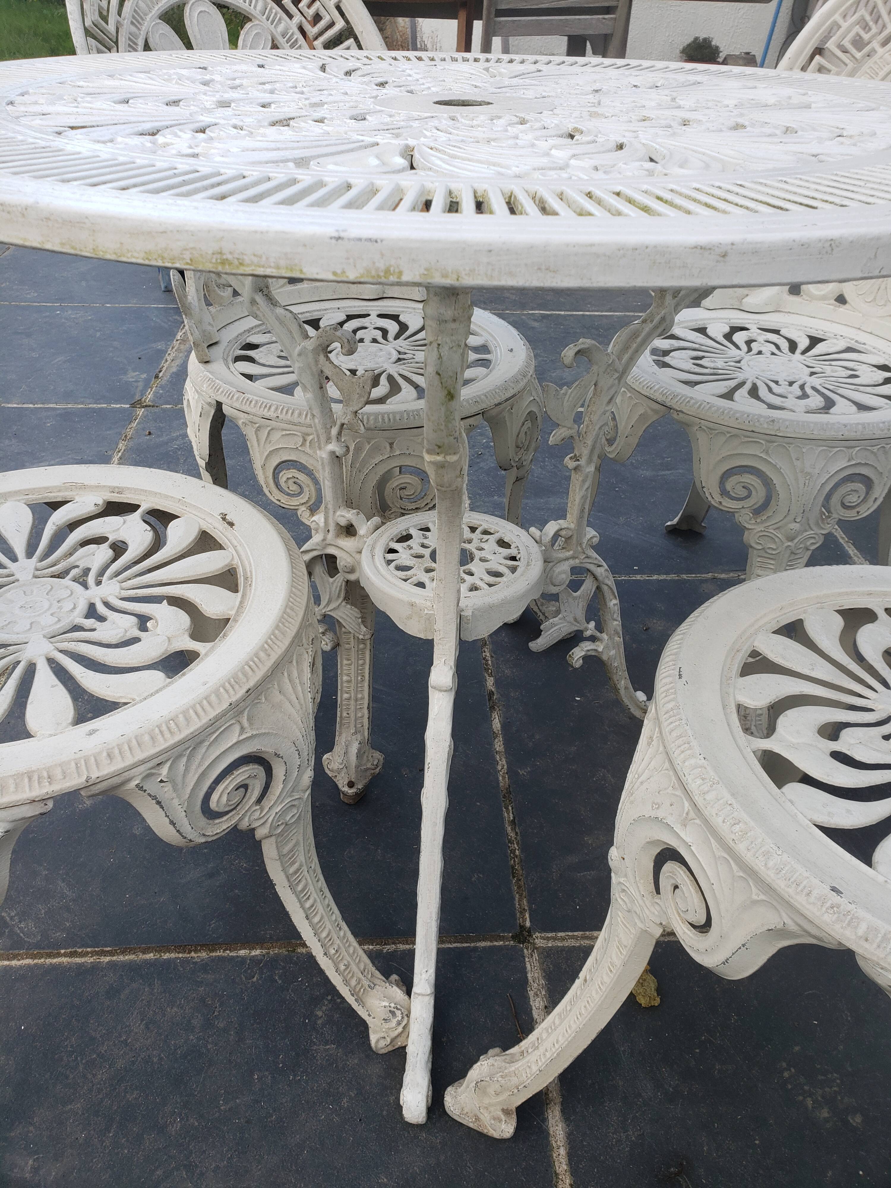 Antique garden furniture
